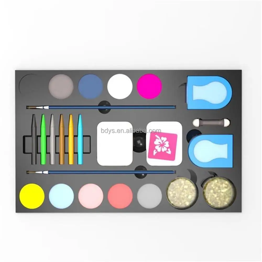 Необычные Хэллоуин клоун макияж на водной основе лицо живопись