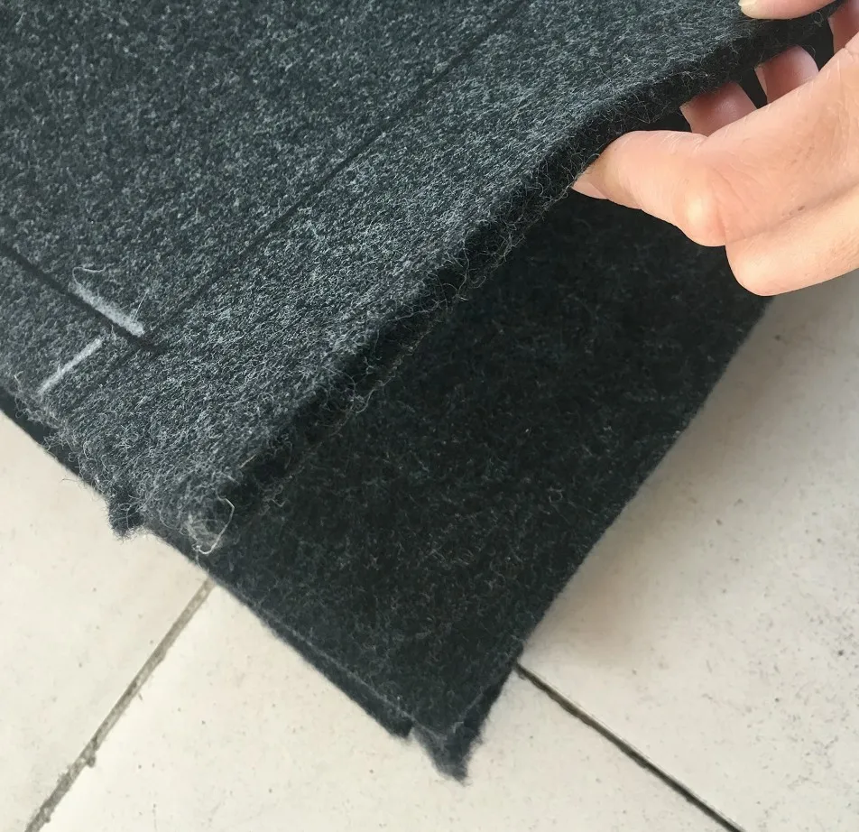 Промышленная серая войлочная ткань, войлочная ткань, 10 мм шерстяная войлочная ткань