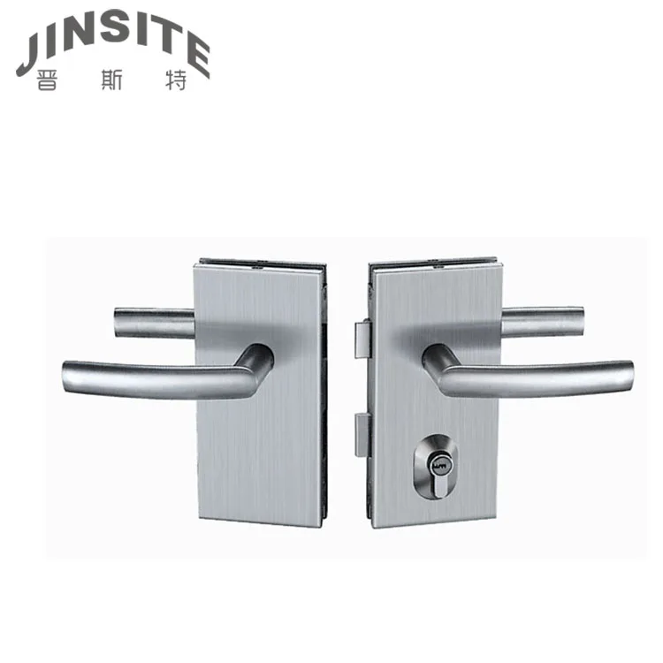 NEW STYLE glass door floor lock push button sliding