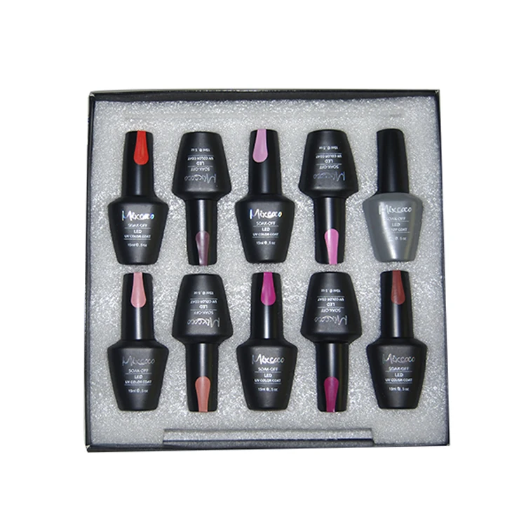 2020  Mixcoco Hot Selling Nail Professional Product Nail UV Gel Polish Kit