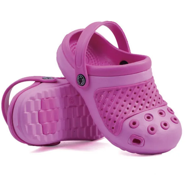 Недорогие Нескользящие Детские резиновые сабо для детей