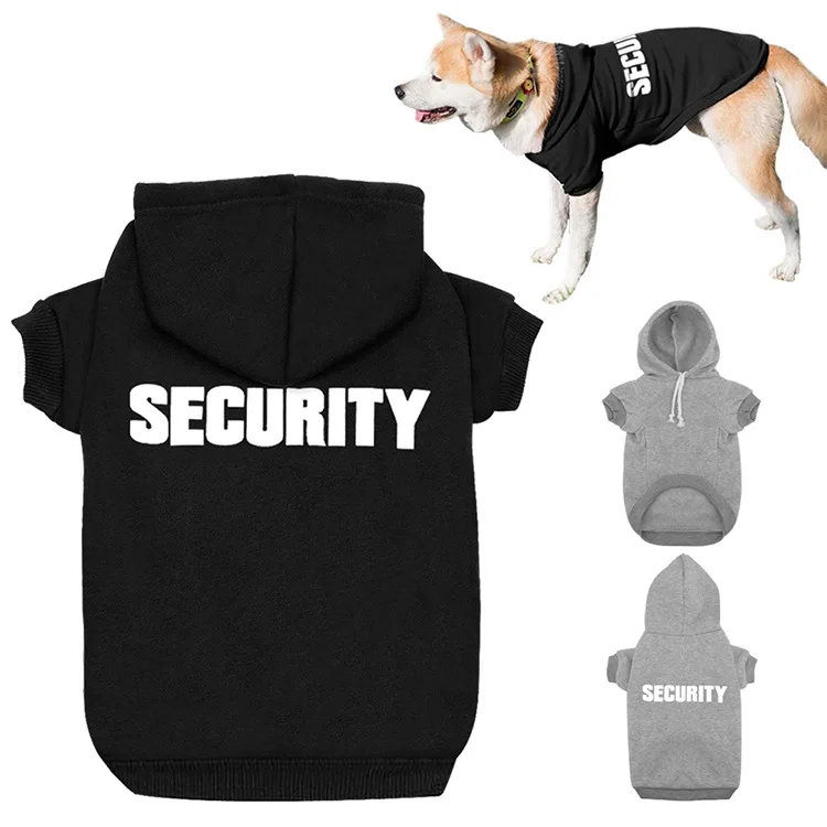 Manufacturer wholesale OEM black logo custom blank designer pet accessories dog hoodie