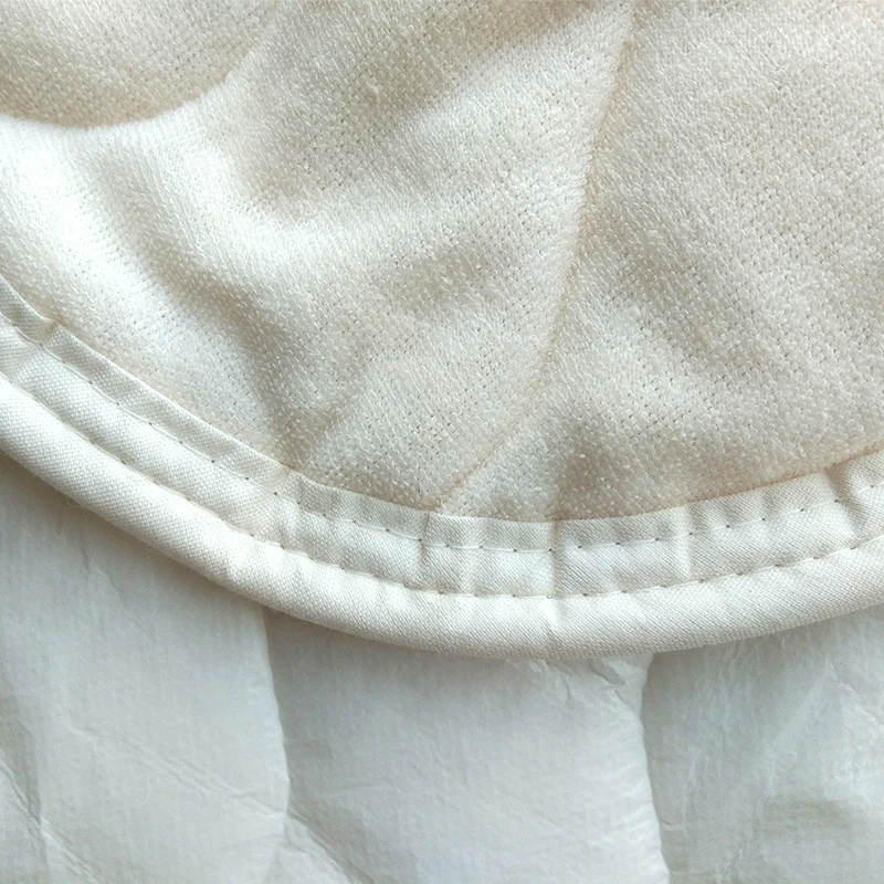 
China factory PE laminated cotton terry waterproof mattress protector cover 