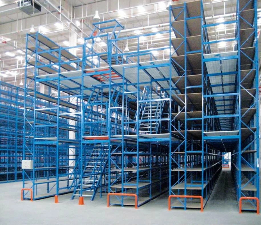 
GTY construction mezzanine rack for warehouse solutions with hydraulic lift 