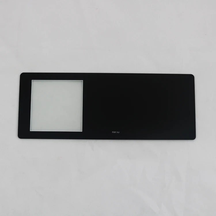 2mm black color home appliances gorilla glass cover lens
