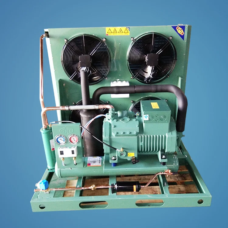 морозильник Bitzer полугерметичный винт 2FES-2 двухступенчатый компрессор холодильное оборудование системы конденсационный блок
