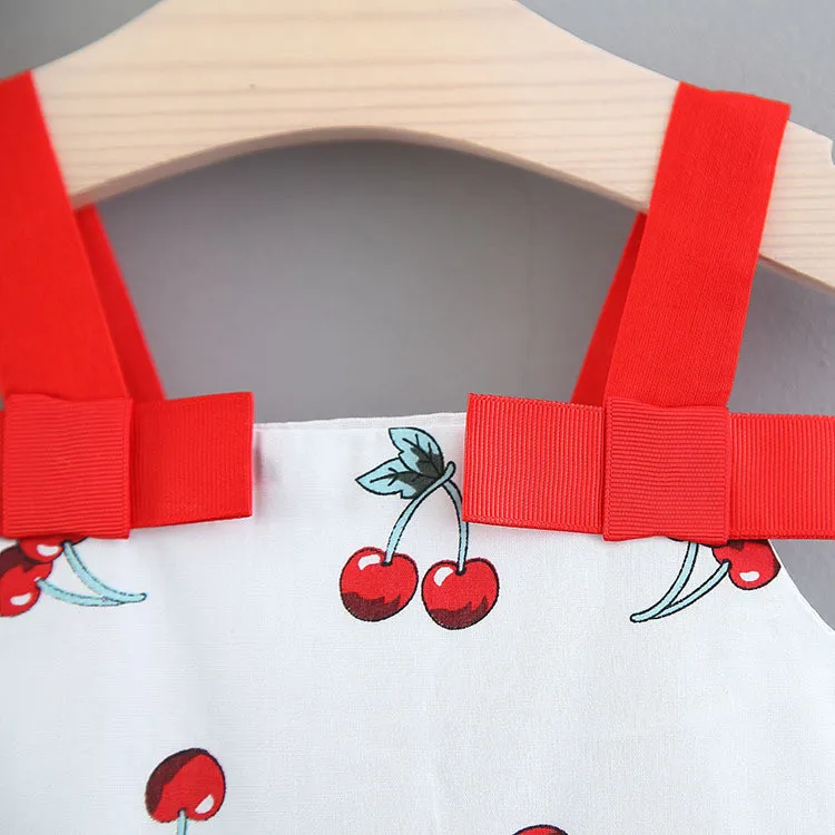 
girls summer dresses set kids clothing cotton summer clothes 