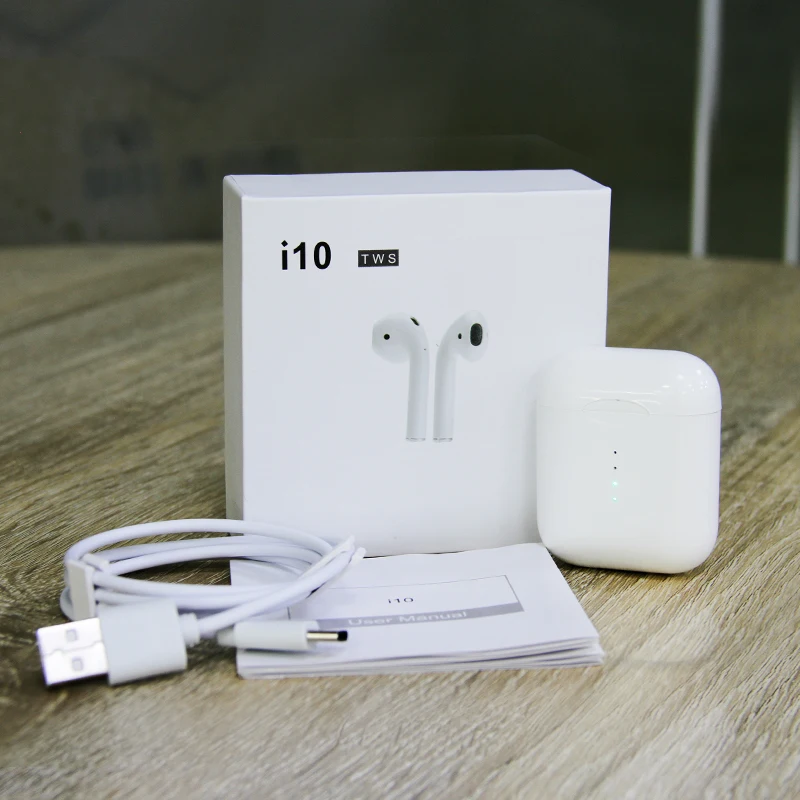 Newest Product Wireless Touch Dual Side Call Blue Tooth 5.0 Waterproof Earphone TWS I10