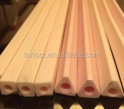 Long length 95%  99% 99.8% alumina zirconia square tube