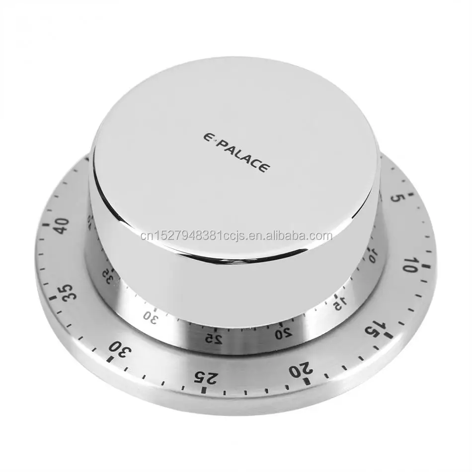 
stainless steel Mechanical Kitchen Timer Loud Alarm Sound with Magnet Base 