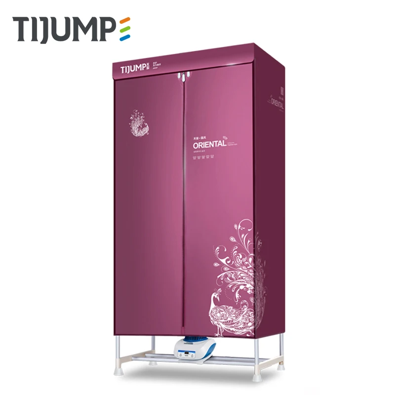 New Portable Folding Electric Clothes Dryer Machine 1200W Waterproof Fabric Anion