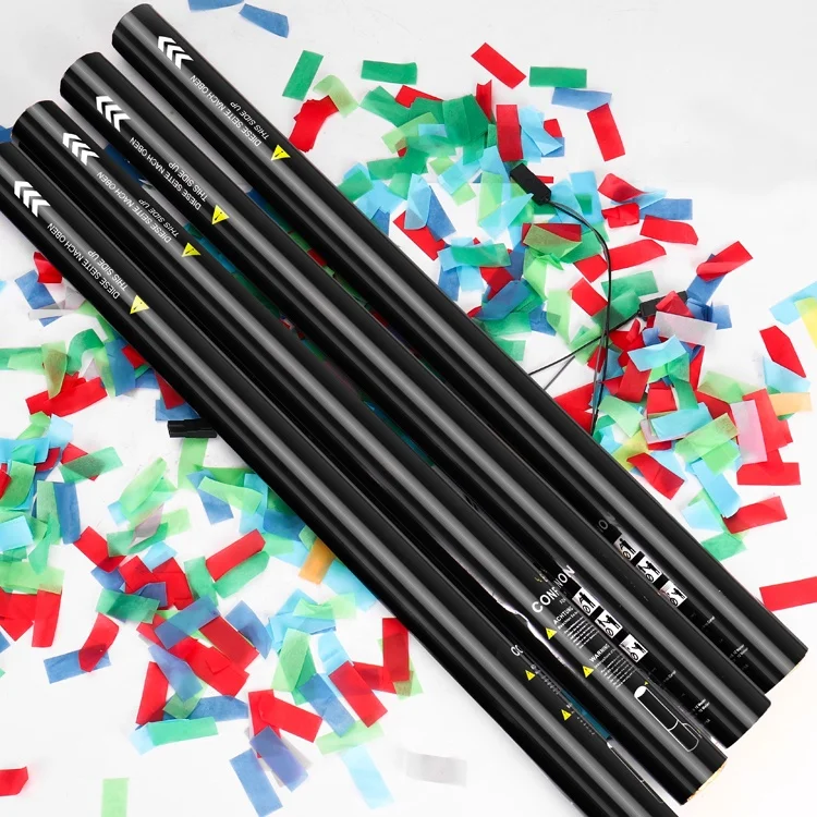 
Electric compressed air party poppers 