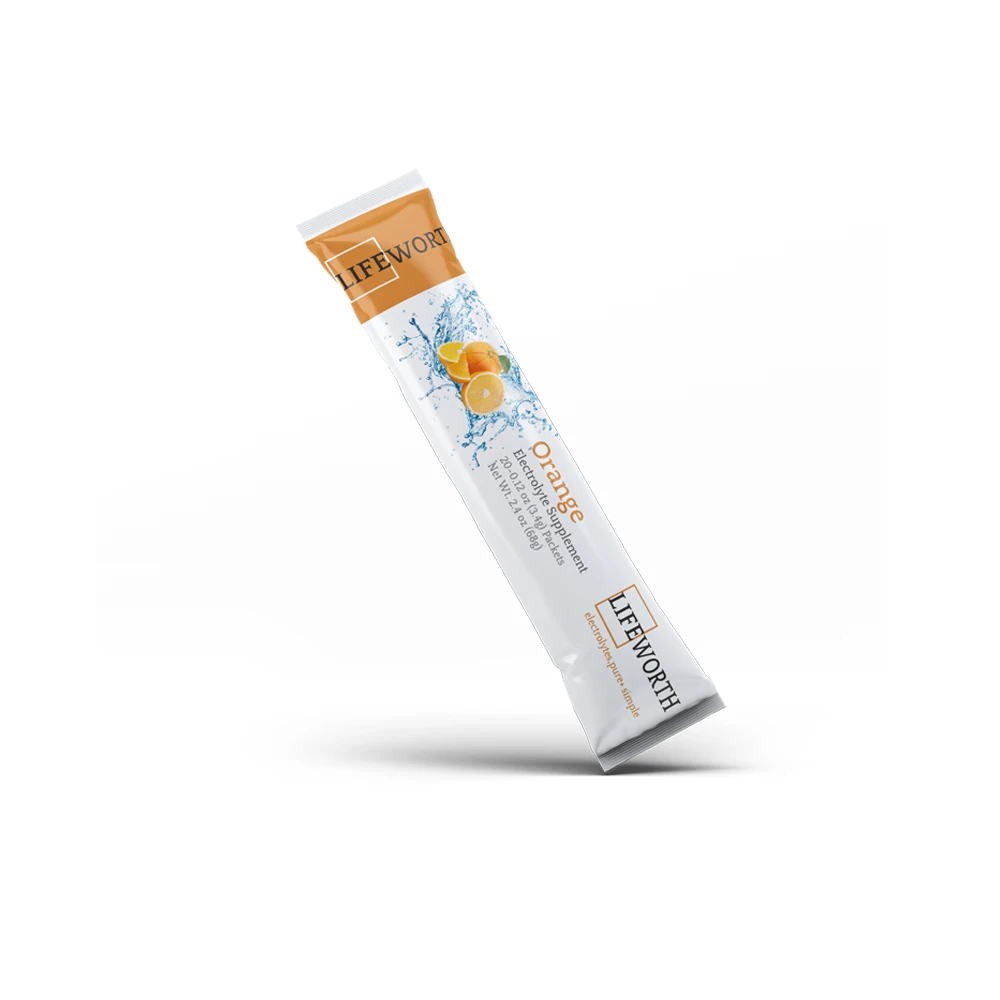 Lifeworth Электролитный спортивный порошок для напитков с ароматом апельсина