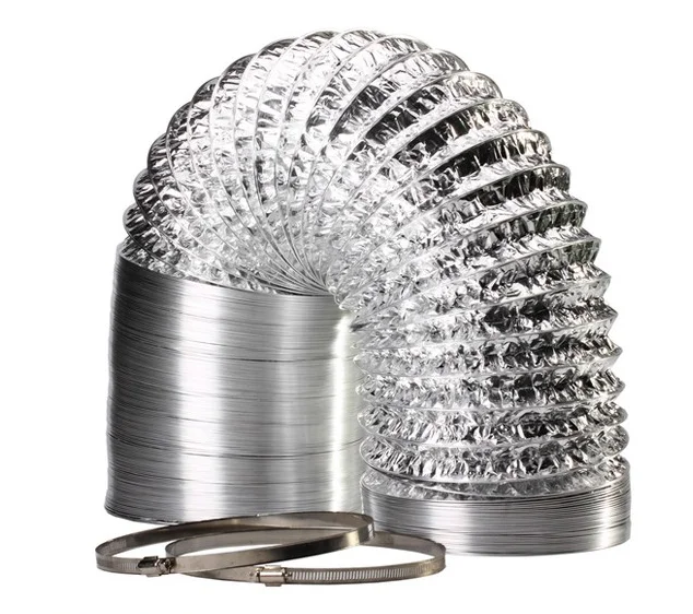 Hydroponics Ventilation Fire Resistant Aluminum Flexible Duct