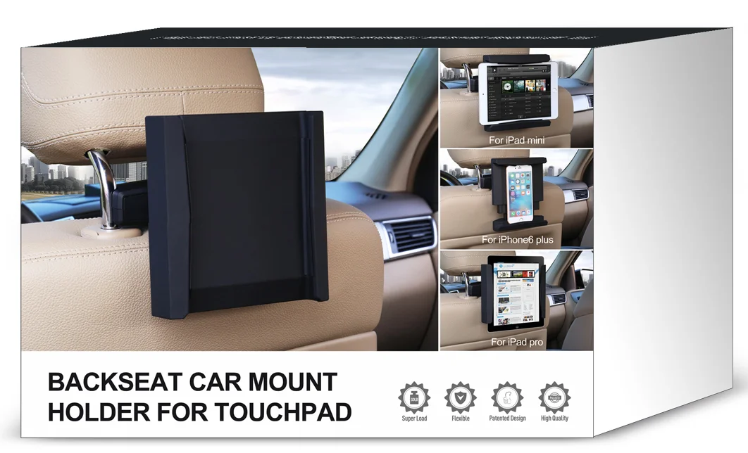 
Joyart Top Universal Car Seat Headrest Mount Holder for tablet pc 