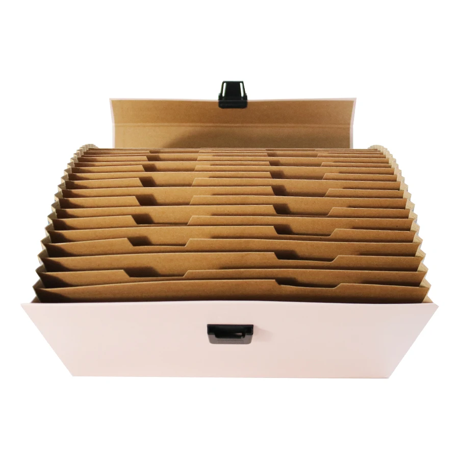 Many Color Decorative Customized Types of File Covers A4 Size Poly Document Accordion Expanding File Folder