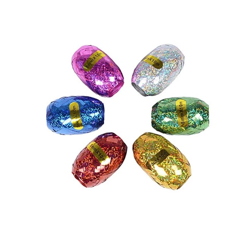 10 метров в длину алюминиевой фольги лазерный розово-золотистый воздушный шарик в Лента Свадебные украшения для вечеринок по случаю Дня рождения воздушные шары аксессуары