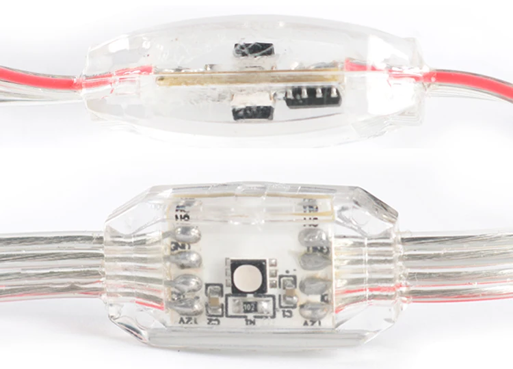  Новая частная форма DC12V smd 3535 rgb Цифровой пиксельный контроль программируемый светодиодный