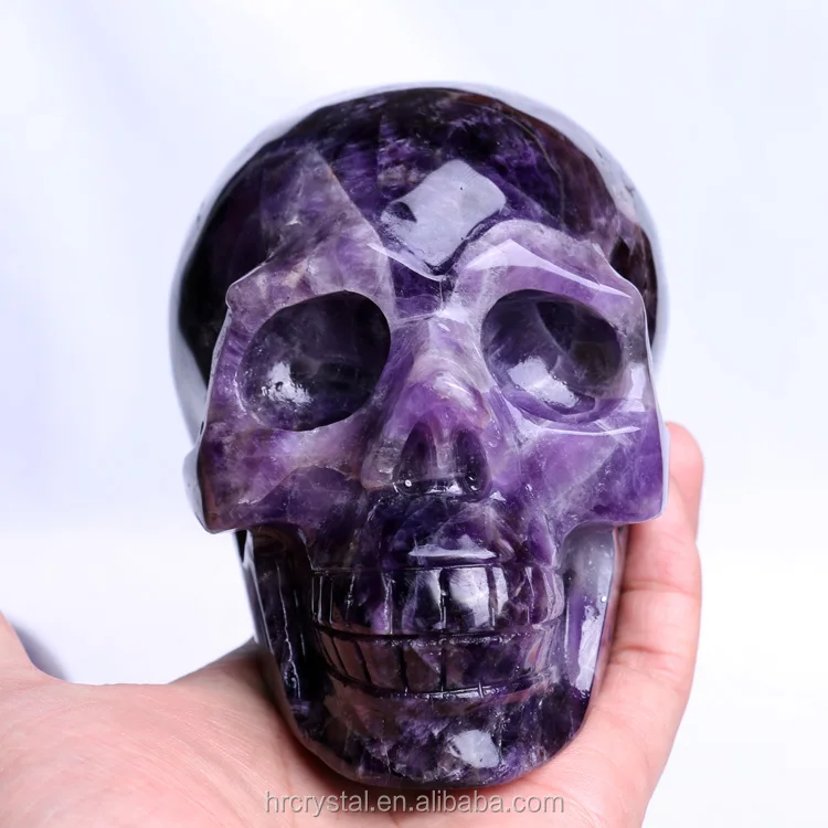 Продажа с завода, шеврон, аметист, Хрустальные черепа, мечта, Аметистовые черепа для украшения
