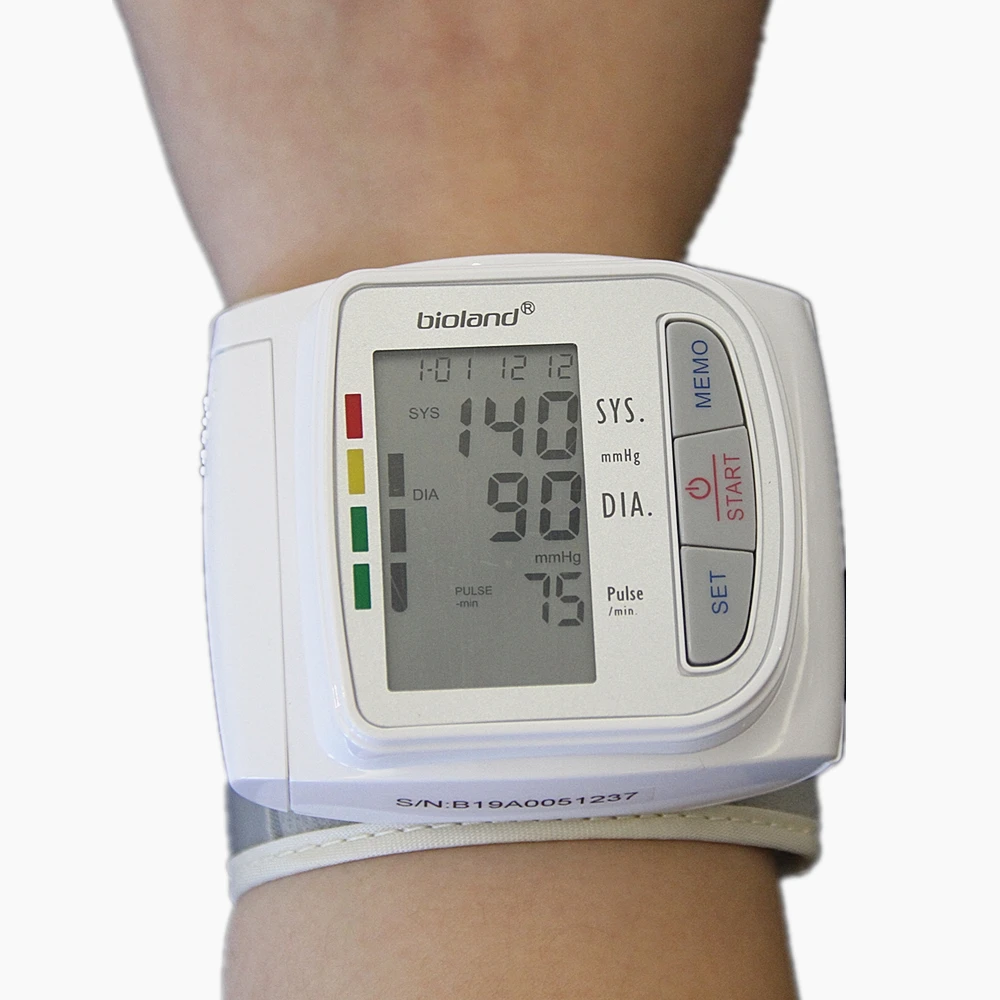 
automatic heart beat wrist blood pressure monitor 