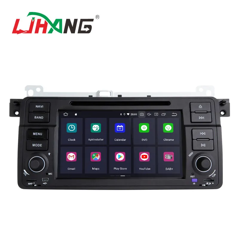 LJHANG PX30  Android 112 car audio gps navigation for BMW E46 M3 Rover318/320/325 radio dvd player video