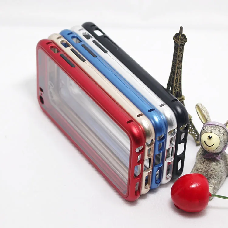 
Factory Price Tiba Magnetic Aluminum Glass Mobile phone Case for iPhone 5G/5S 