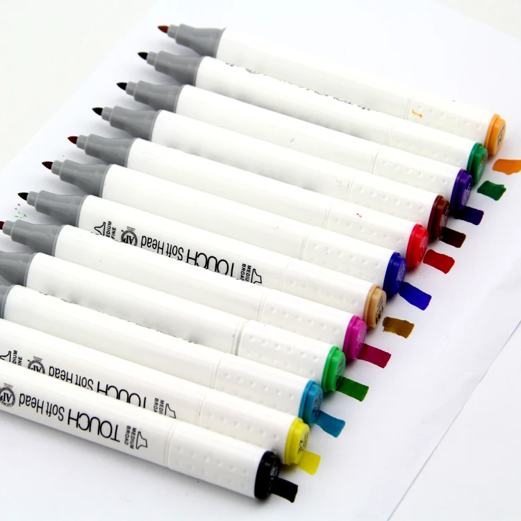 Triangle Shape Barrel Permanent Marker Pen for Laminated Paper