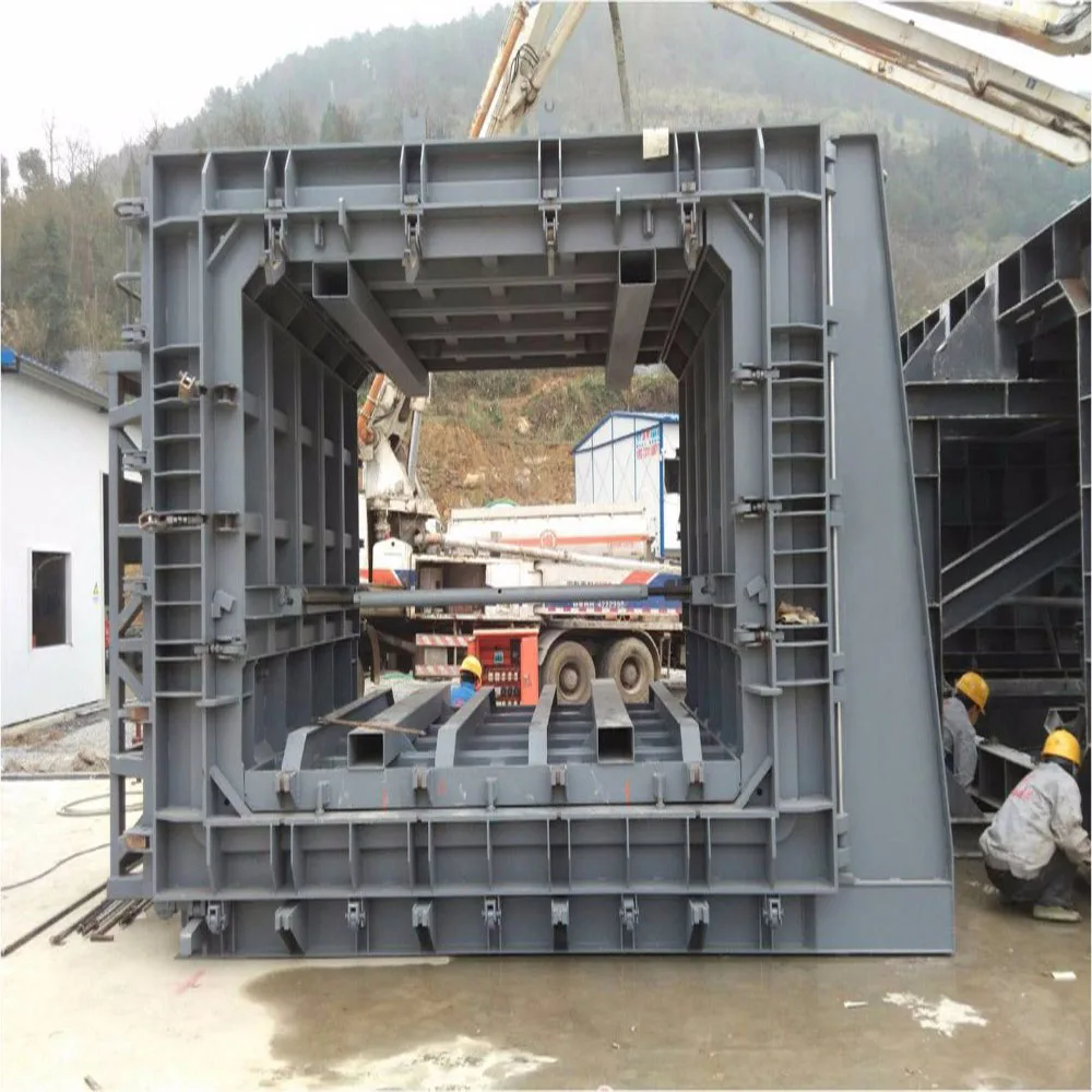 Custom Concrete Underground  Gallery Mould Precast Concrete Box Culvert Mould