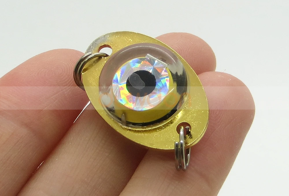5 Colors Mini Fishing Light Small Illuminating 3 cm LED Deep Drop Underwater Eye Shape Fishing Squid Fishing bait