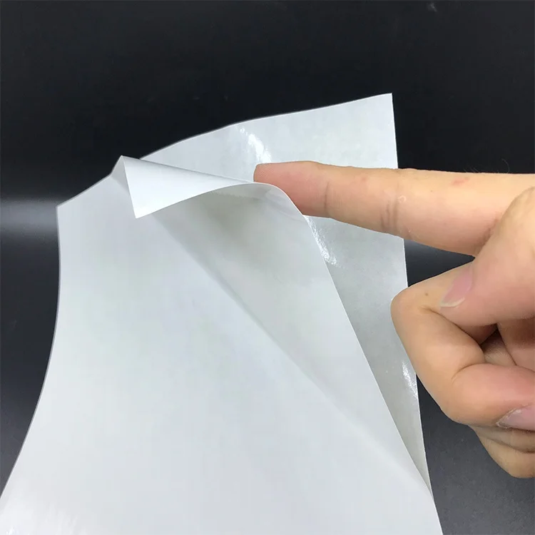 Hot sale Glossy white 80gsm a4 destrutible vinyl stickers paper