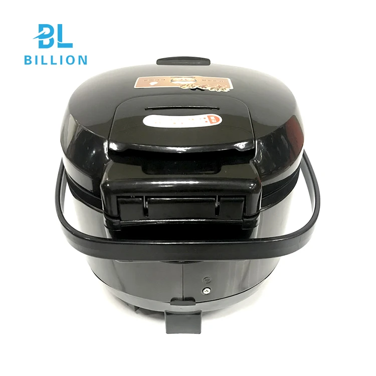 Black Color Stainless Steel Body Square Rice Cooker with Smart Microwave Function in Good Price