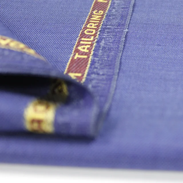 beautiful navy color for high quality regular ready stock merino worsted 100 Wool sharkskin suit textile fabric