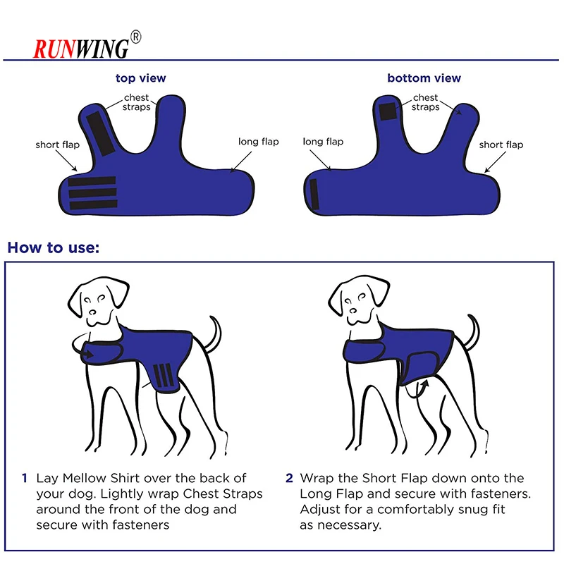 Custom Brand Soft Sport Dog Anxiety Calming Jacket Shirt