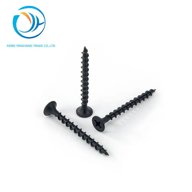 
easydrive black phosphate uncollated drywall screws 