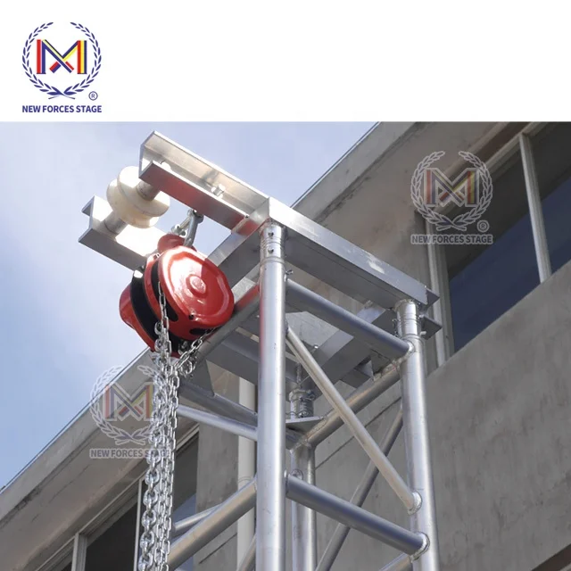 New Born Products Small Stage Lighting Weight Truss Hand Winch For Lifting Truss