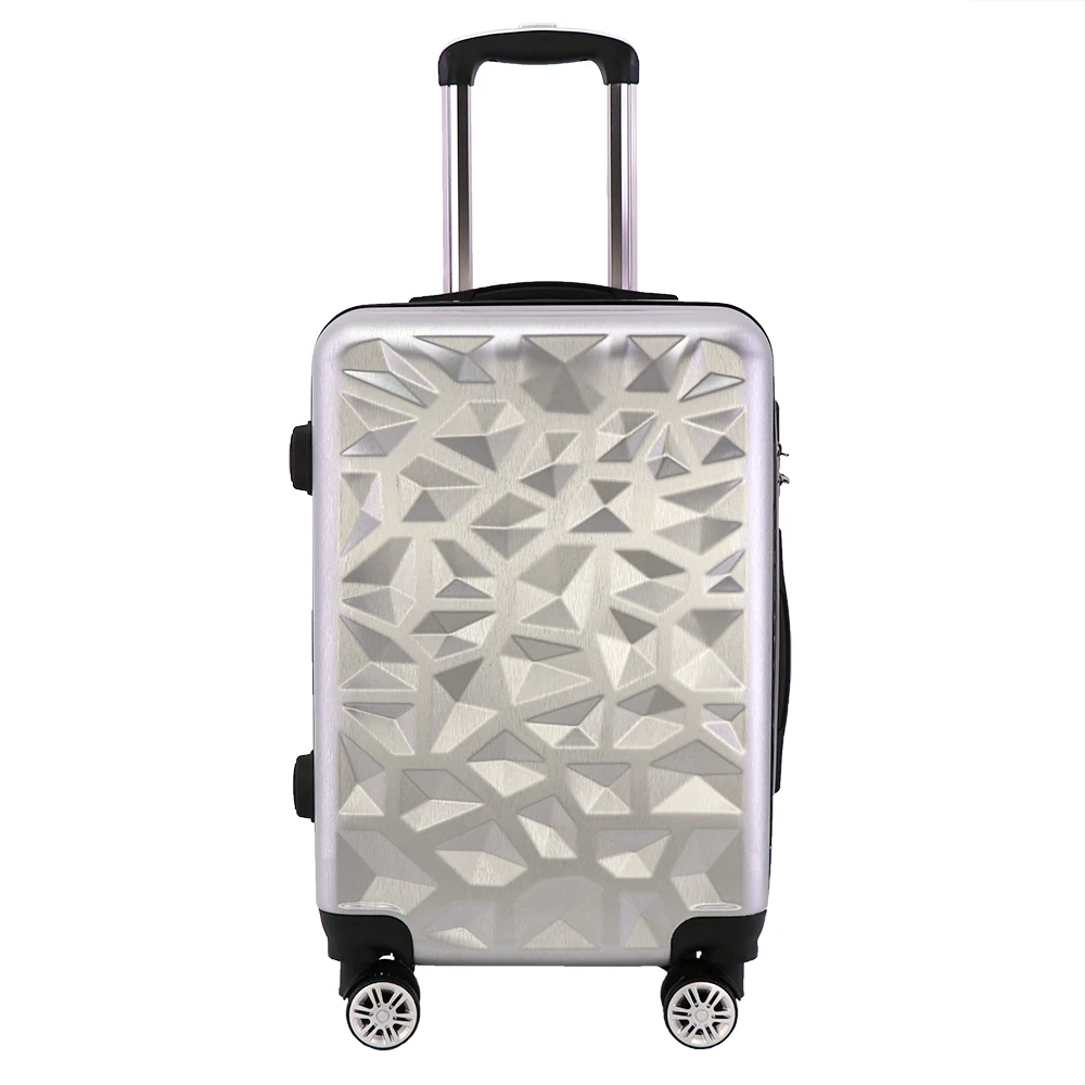 2019 NEW 4 wheel suitcase 3pcs trolley cabin size luggage suitcase
