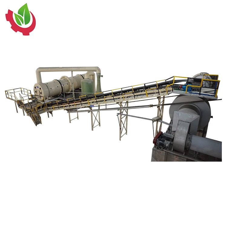 Китай Биомассы Гранул органические удобрения производственной линии куриного навоза компост производственной