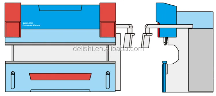 CYBELEC CybTouch 12 шт. система управления металлический лист гидравлический пресс тормоз 100 тонн 4100 мм
