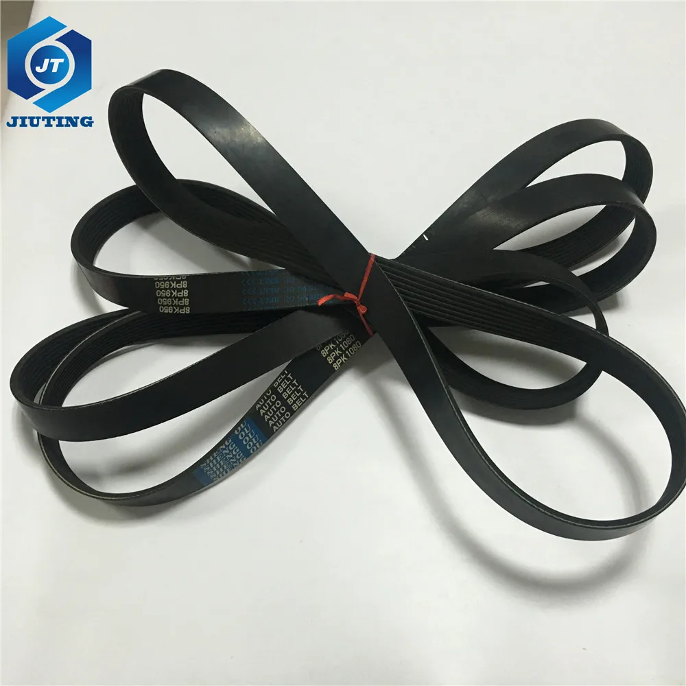 Wholesale Customizable Industrial Auto Car Engine Rubber PK Belt  6PK 7PK 8PK  V Ribbed Pk Drive Belt for Car