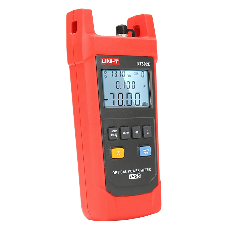 UNI-T UT692D измеритель оптической мощности диапазон измерений-от 70 до 10dBm 800-1700nm InGaAs подсветка инструмент IP65 тестер