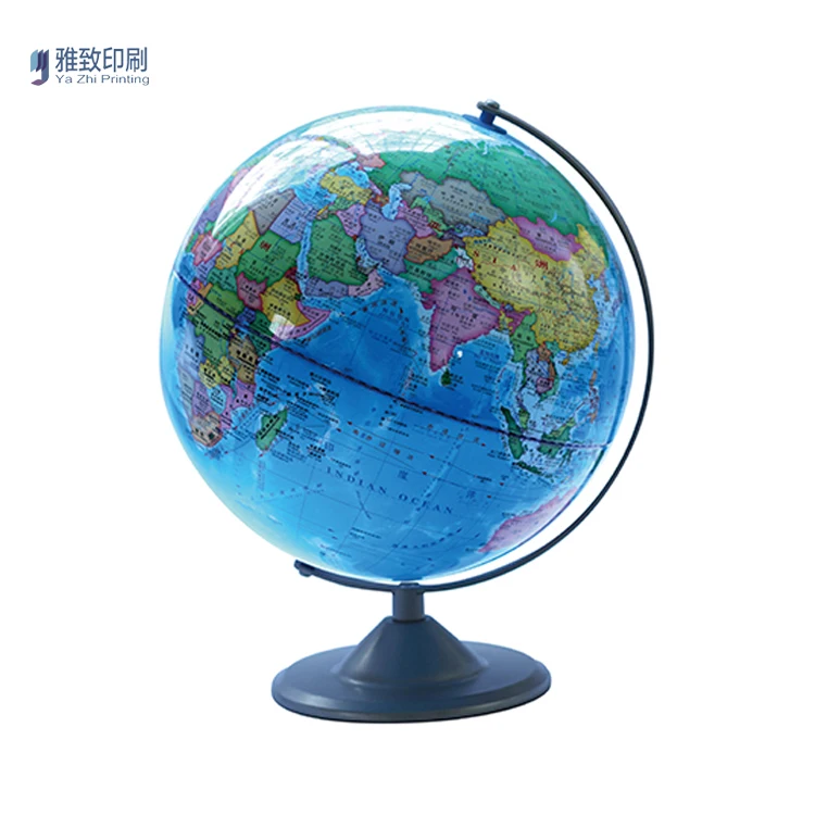 
Desk Top Decorative Mini Plastic Pvc Decorative Earth Globe 