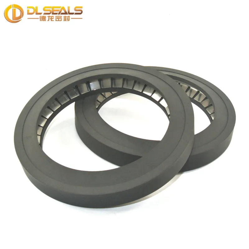 DLSEALS hot sales PTFE material v seal For Pan Plug Seal spring energized seal