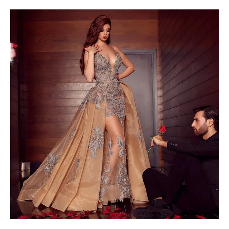 Spandex Gown Extravagant Stones Sexy Wedding Evening Dress