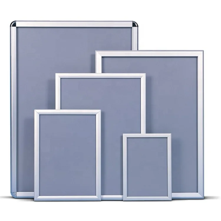 Gallery Display Show Alloy Aluminum Metal Multi-Size A1 Plastic Poster Frame Edging