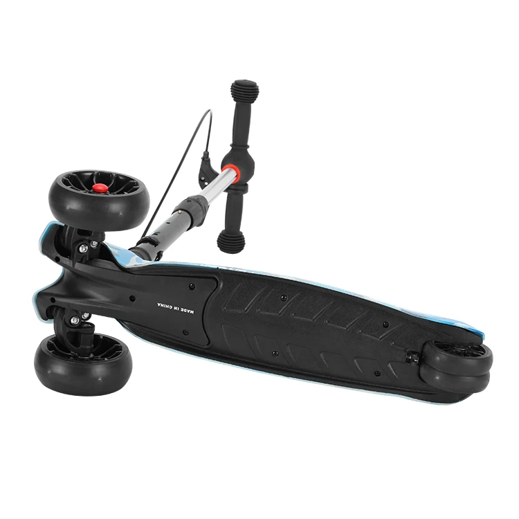 One Second Folding Feature Height Adjustable 3 Wheels Foot Scooter With Hand Brake For Kids