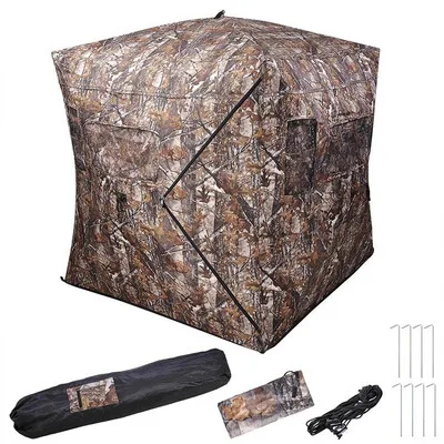 Maple Leaves Camo Shooting Blind Hunting Tent Pop Up Bird Watching Tent