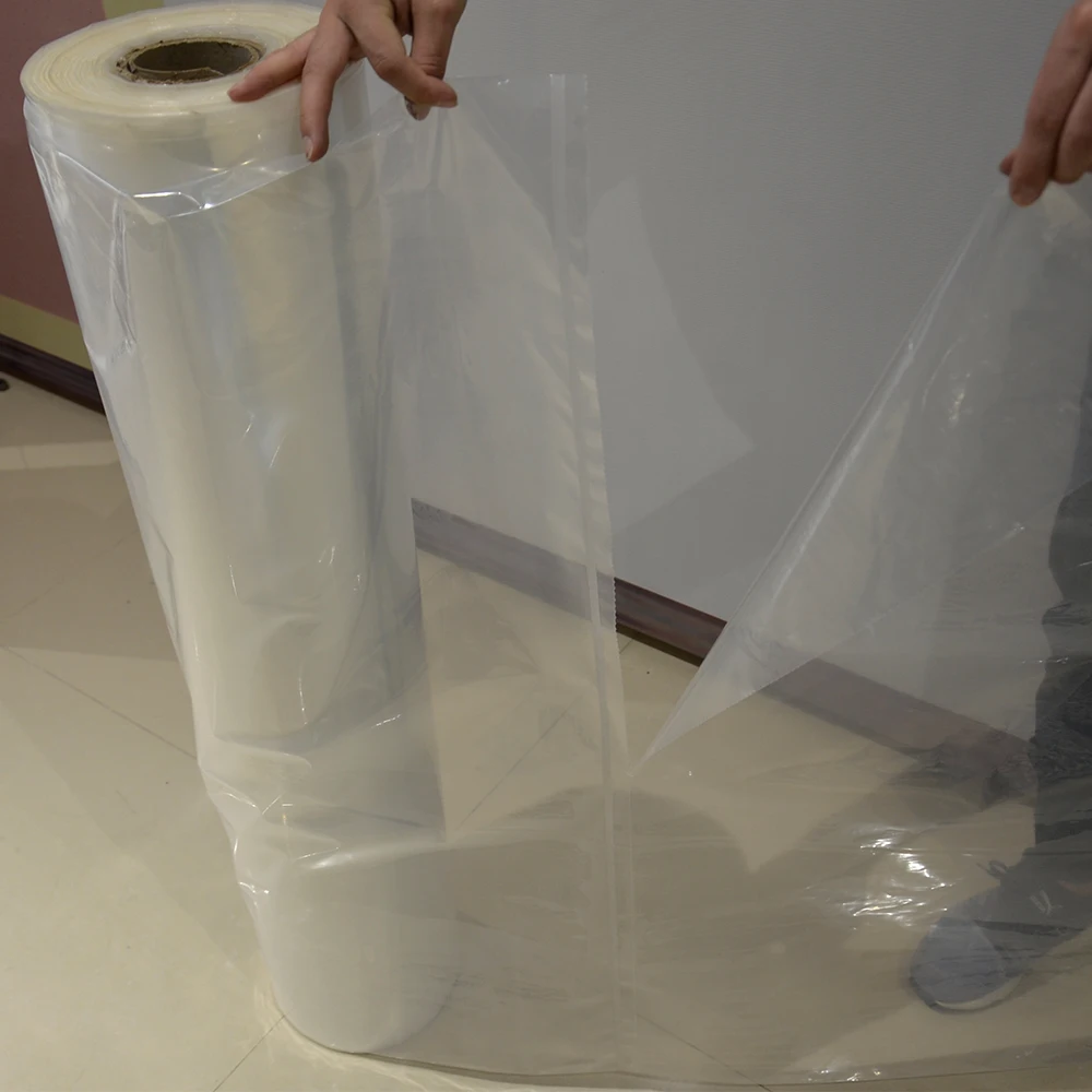 Hdpe plastic bag on roll can print logo for four colors