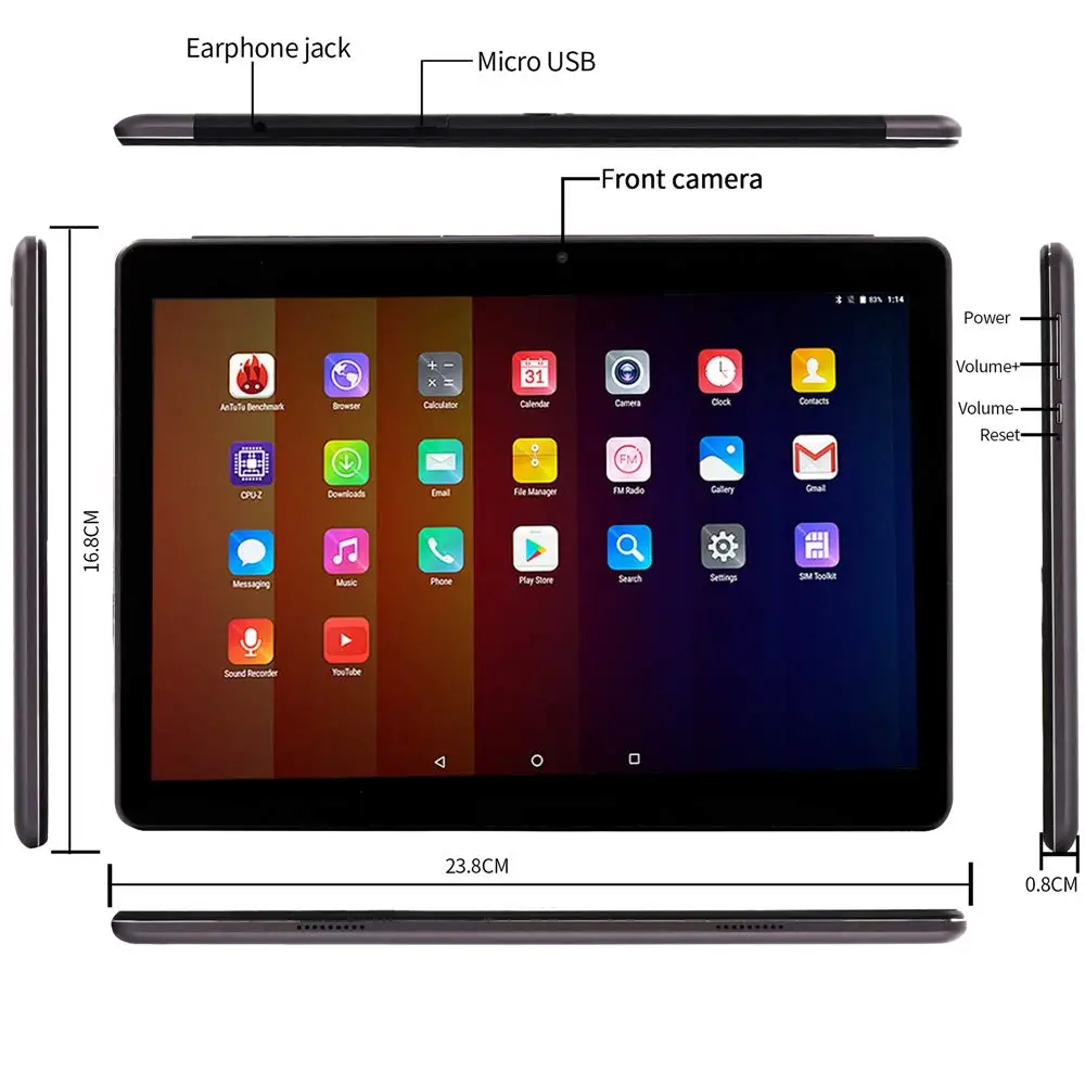 
Cheap 10 inch MTK Quad Core 3G 2.5D touch screen GPS Android Tablet PC 