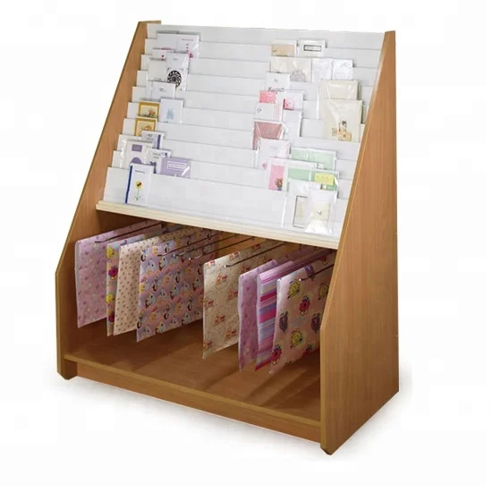 Multifunctional MDF Melamine Finish Magazine Rack with CE Certificate