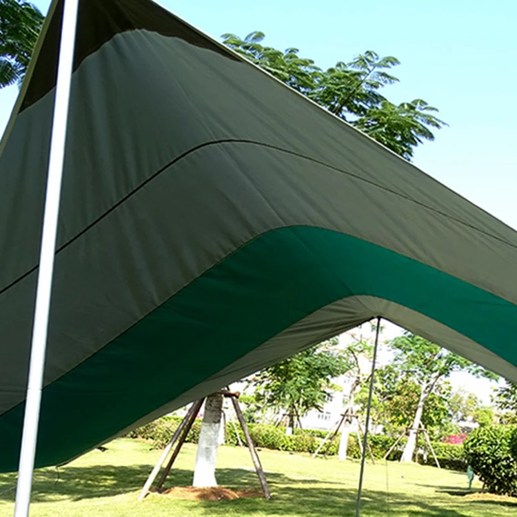410*410cm Ultralight Waterproof Tent Outdoor Family Portable 3-4 Person Camping Hammock Rain Fly Tarp canopy tent
